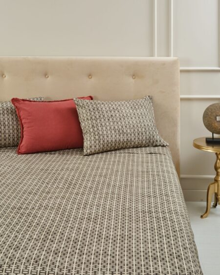 Drap de lit Mikéno Taupe