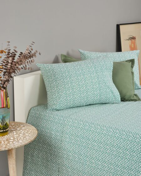 Taie d'oreiller Ukua Turquoise